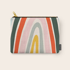 70s Vintage Rainbow Carry All Pouch