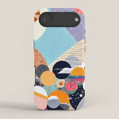 A Fantastic Journey, Graphic Collage Eclectic, Cutout Pop Art Contemporary, Snow Mountain Winter Textures Patterns, Geometric Digital iPhone Case