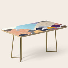 A Fantastic Journey, Graphic Collage Eclectic, Cutout Pop Art Contemporary, Snow Mountain Winter Textures Patterns, Geometric Digital Coffee Table