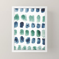 17 Minimalist Art 220419 Abstract Expressionism Watercolor Painting Valourine Design Mini Art Print
