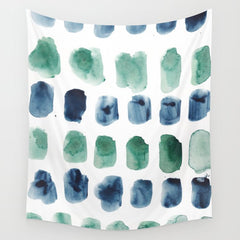 17 Minimalist Art 220419 Abstract Expressionism Watercolor Painting Valourine Design Wall Tapestry