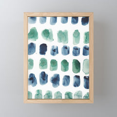 17 Minimalist Art 220419 Abstract Expressionism Watercolor Painting Valourine Design Mini Art Print