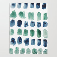 17 Minimalist Art 220419 Abstract Expressionism Watercolor Painting Valourine Design Poster