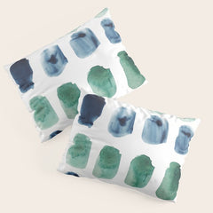 17 Minimalist Art 220419 Abstract Expressionism Watercolor Painting Valourine Design Pillow Sham