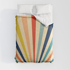 60s retro sun Comforter
