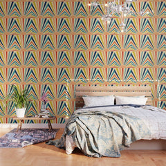 60s retro sun Wallpaper
