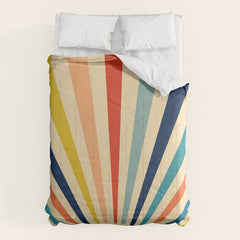 60s retro sun Comforter