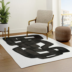 Boulder' Mid Century Modern Fun Abstract Shapes Rug