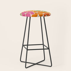 70's Florals Stool