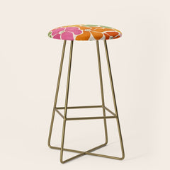 70's Florals Stool