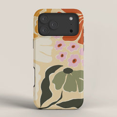 70s tropical fun flower iPhone Case