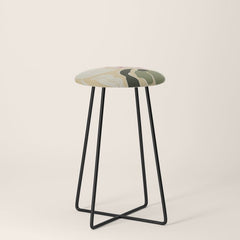 70s tropical fun flower Stool