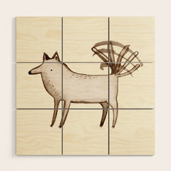 "I'm So Happy" - Dog Wood Wall Art