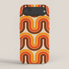 70s Retro Vintage Style 821 Autumn iPhone Case