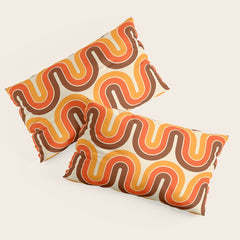 70s Retro Vintage Style 821 Autumn Pillow Sham