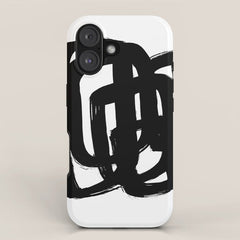 A Heavy Thought White Background iPhone Case