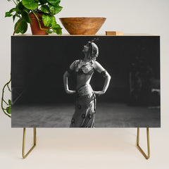 1920 Spanish Flamenco dancer vintage starlet Ruth St Denis black and white photograph Credenza