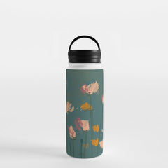 A Field Of Flowers Bloom Water Bottle
