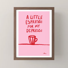 A Little Espressi Mini Art Print