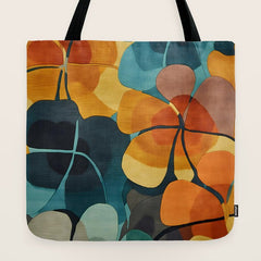 A Floral Palette of Colorful Petals Tote Bag