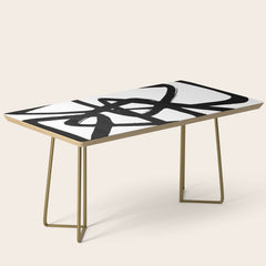 A Family Of Five White Background Coffee Table