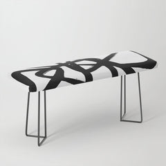 A Family Of Five White Background Bench