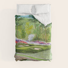 A Georgia Golf Course Duvet Cover