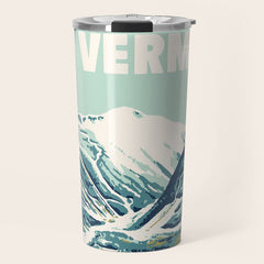 2021 Ski Stowe Vermont Vintage Poster Travel Mug