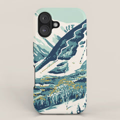 2021 Ski Stowe Vermont Vintage Poster iPhone Case