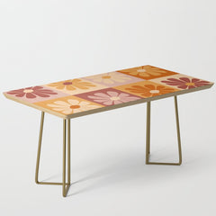 70's Daisy Bloom Coffee Table