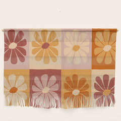 70's Daisy Bloom Wall Hanging