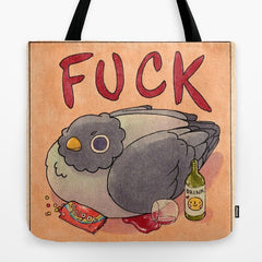 Fuck' Pigeon 05 Tote Bag