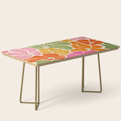70's Florals Coffee Table