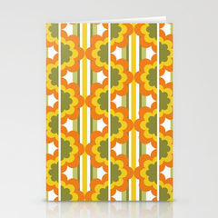 70's Summer' Orange Yellow Green Stationery Card