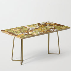 70s Retro Flower Power boho pattern Coffee Table