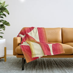 70s Retro Sun Throw Blanket