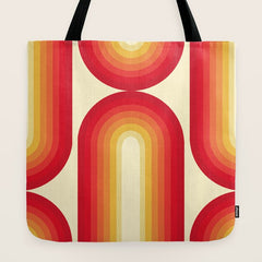 70s Retro Sun Tote Bag