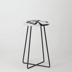 A Family Of Five White Background Stool