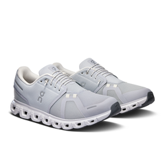 On Running Men's Cloud 6 Wide Shoes - Glacier / White