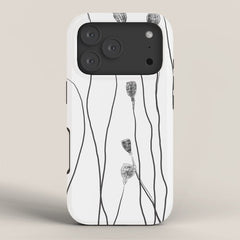 A group of poppy heads iPhone Case