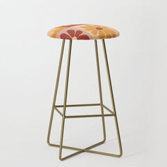 70's Daisy Bloom Stool