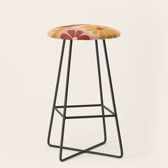 70's Daisy Bloom Stool