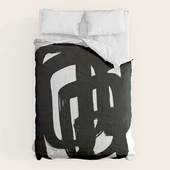 A Heavy Thought White Background Comforter