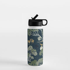 A Forest Awakens Full Moon Water Bottle