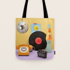80's vibes Tote Bag