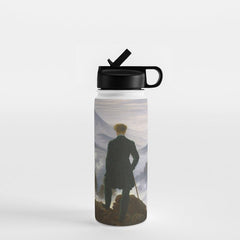 "Wanderer above the Sea of Fog" ("Der Wanderer ��ber dem Nebelmeer") by Caspar David Friedrich, circa 1817 Water Bottle