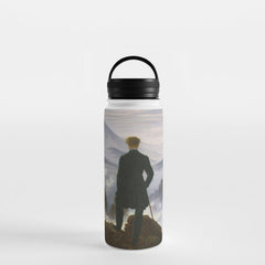 "Wanderer above the Sea of Fog" ("Der Wanderer ��ber dem Nebelmeer") by Caspar David Friedrich, circa 1817 Water Bottle