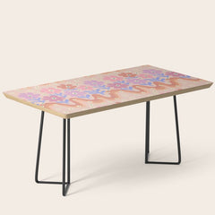 70s Retro Floral vibe Coffee Table