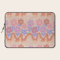 70s Retro Floral vibe Laptop Sleeve