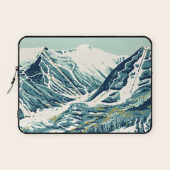 2021 Ski Stowe Vermont Vintage Poster Laptop Sleeve